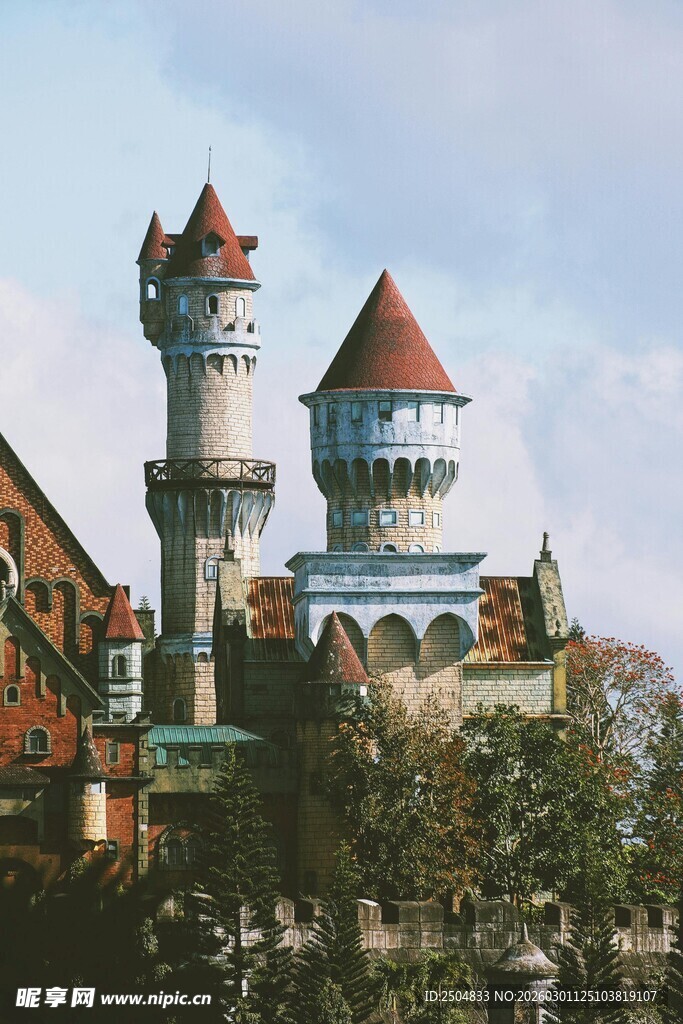 梦幻童话城堡景观