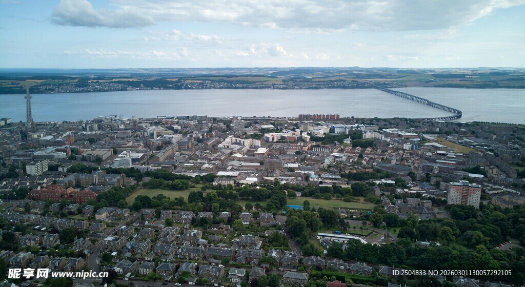 城市全景俯瞰图