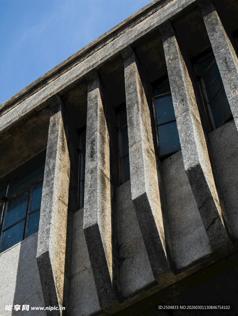 现代建筑独特立面结构