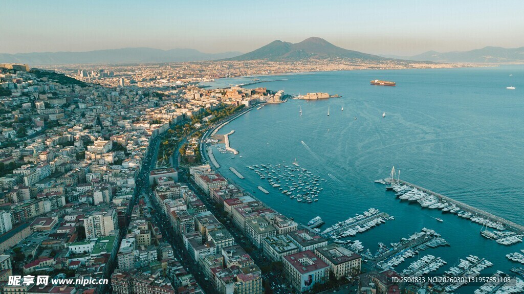 海滨城市美丽海港风光