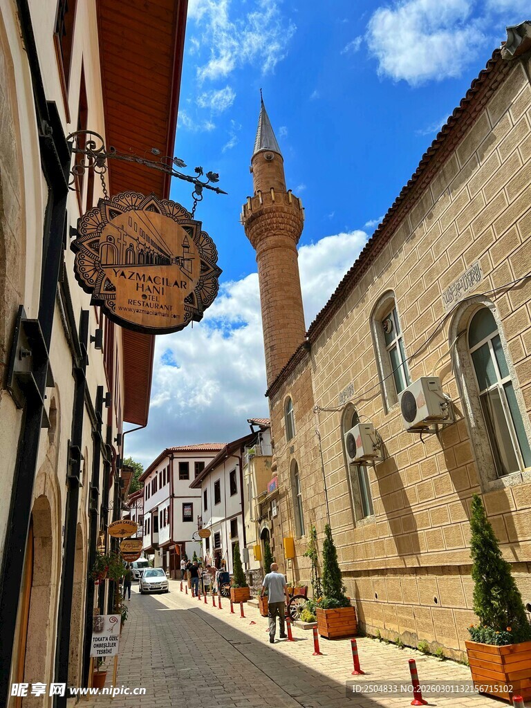 欧式小镇街道风景