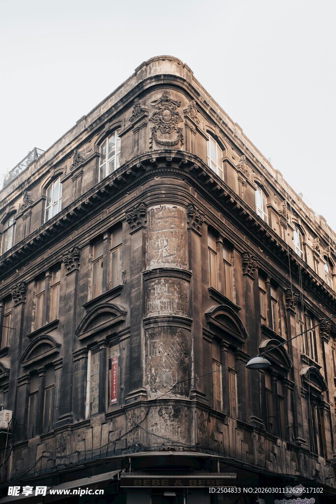 古老欧式建筑外观