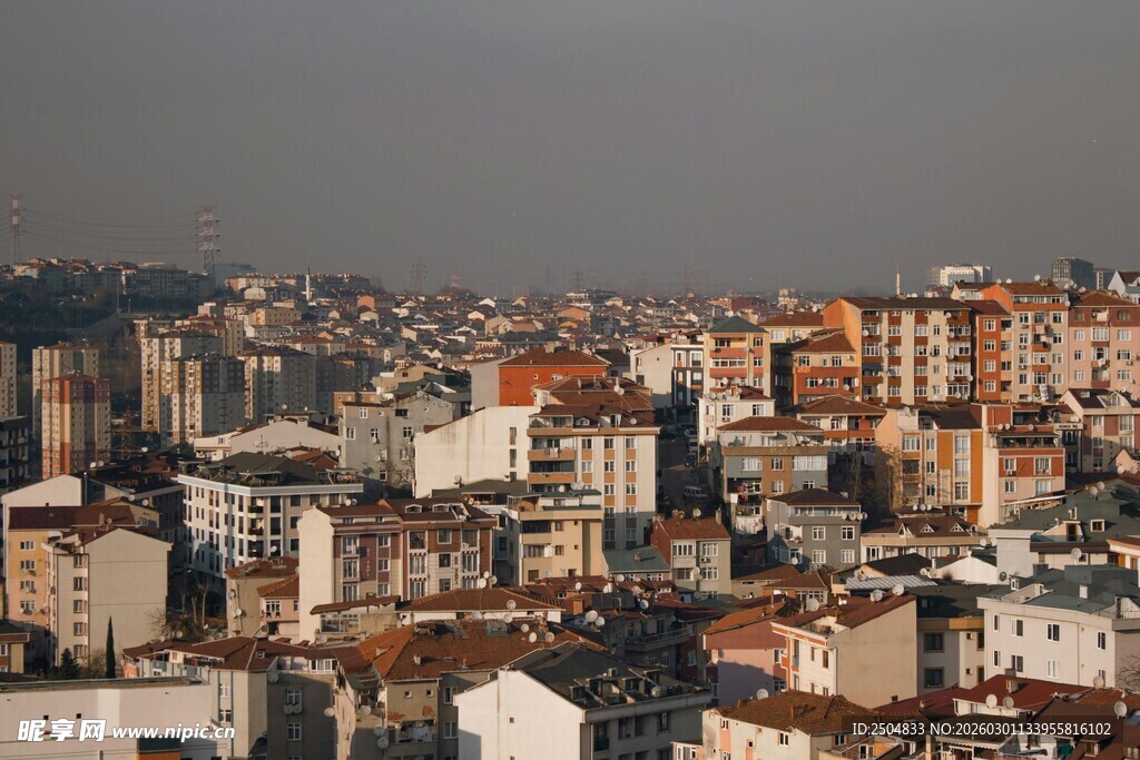 城市建筑全景风貌