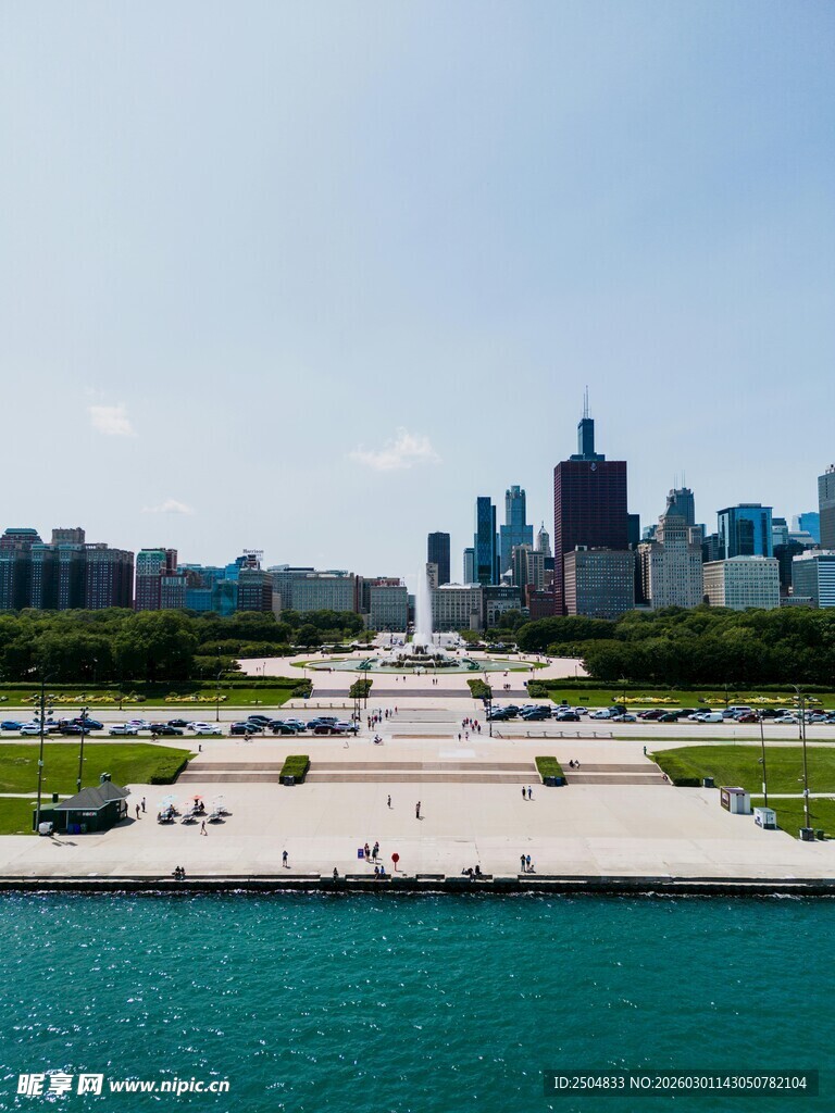 城市滨水景观风光