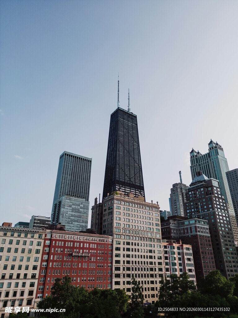 芝加哥城市高楼景观