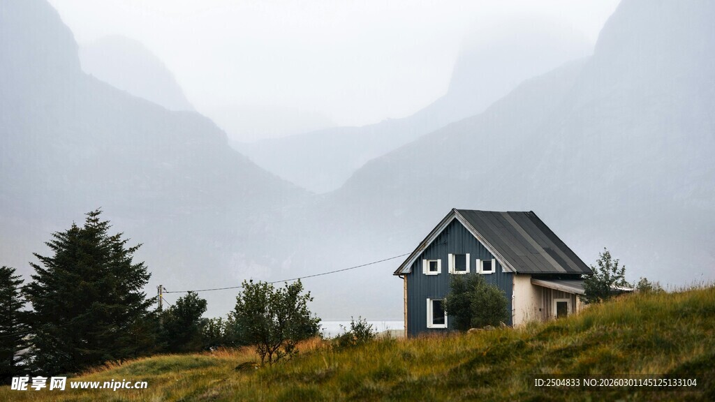 山间小屋 隐于自然之境
