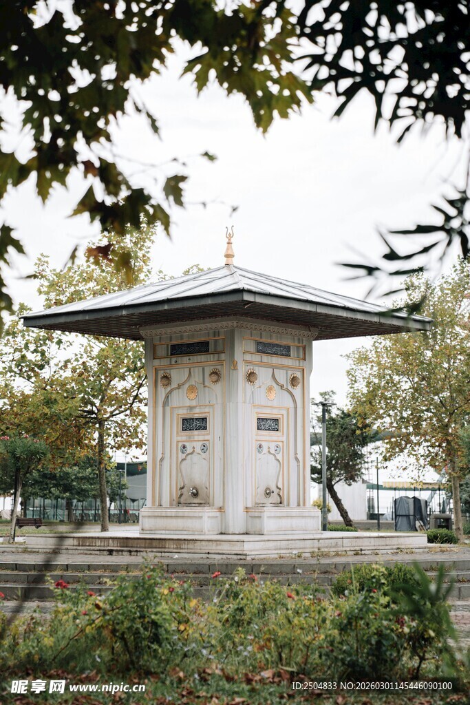 中式古典亭子景观