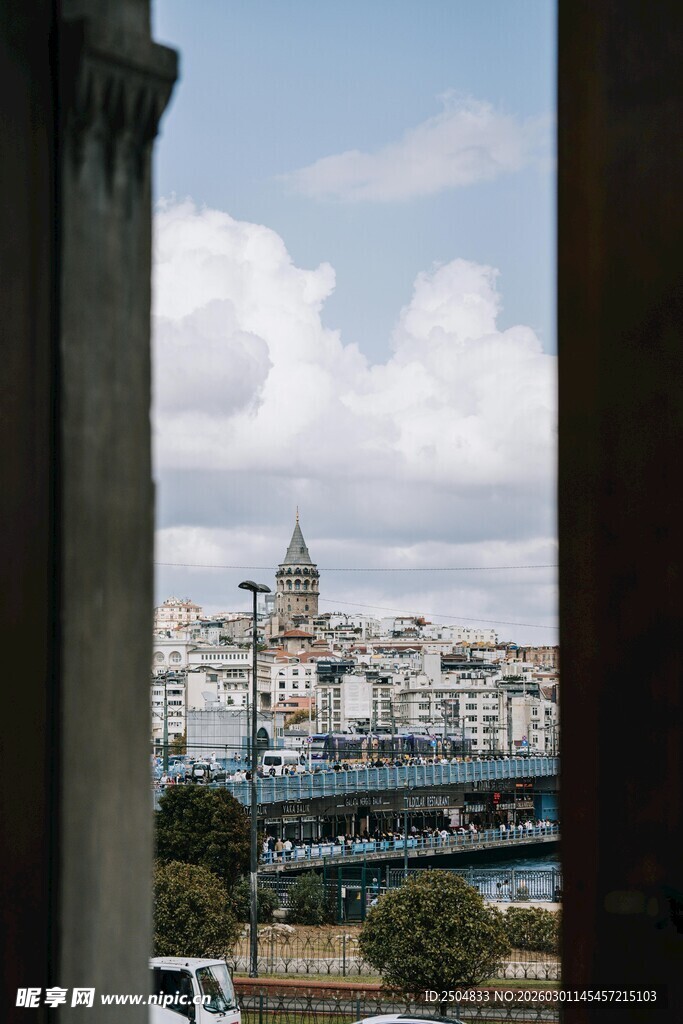 城市建筑景观远眺