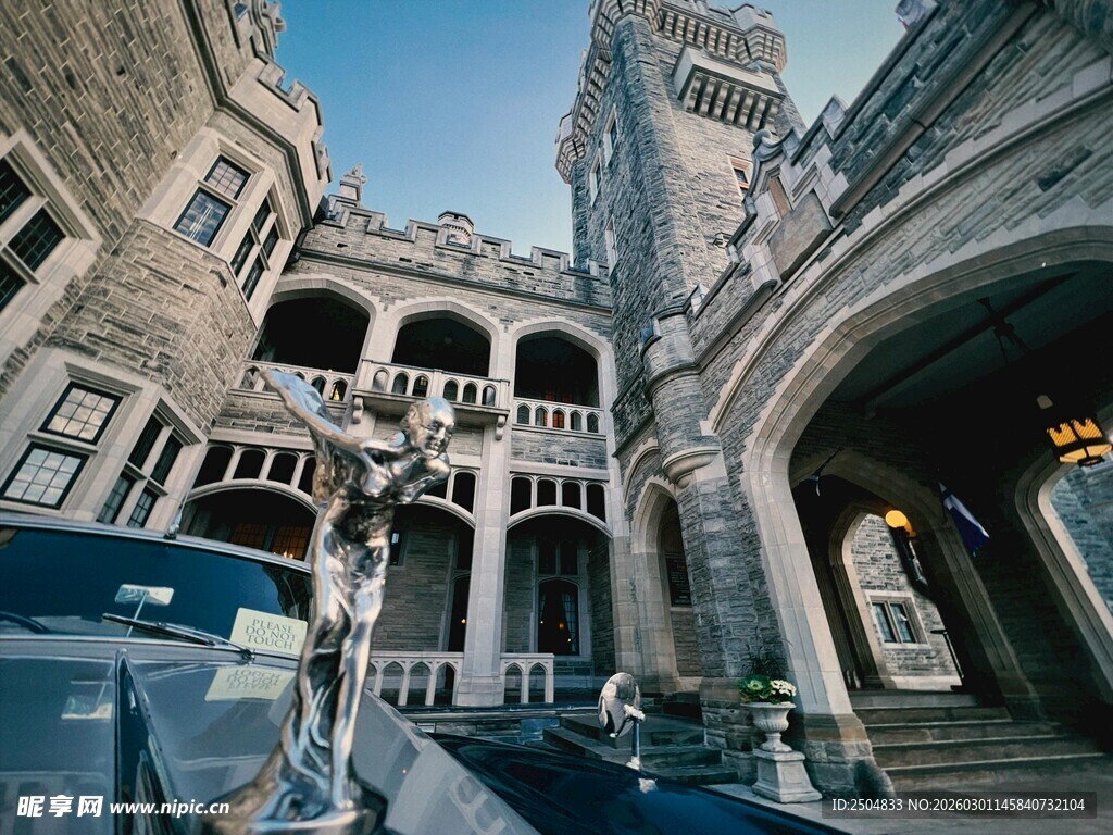 欧式古典建筑外观景观