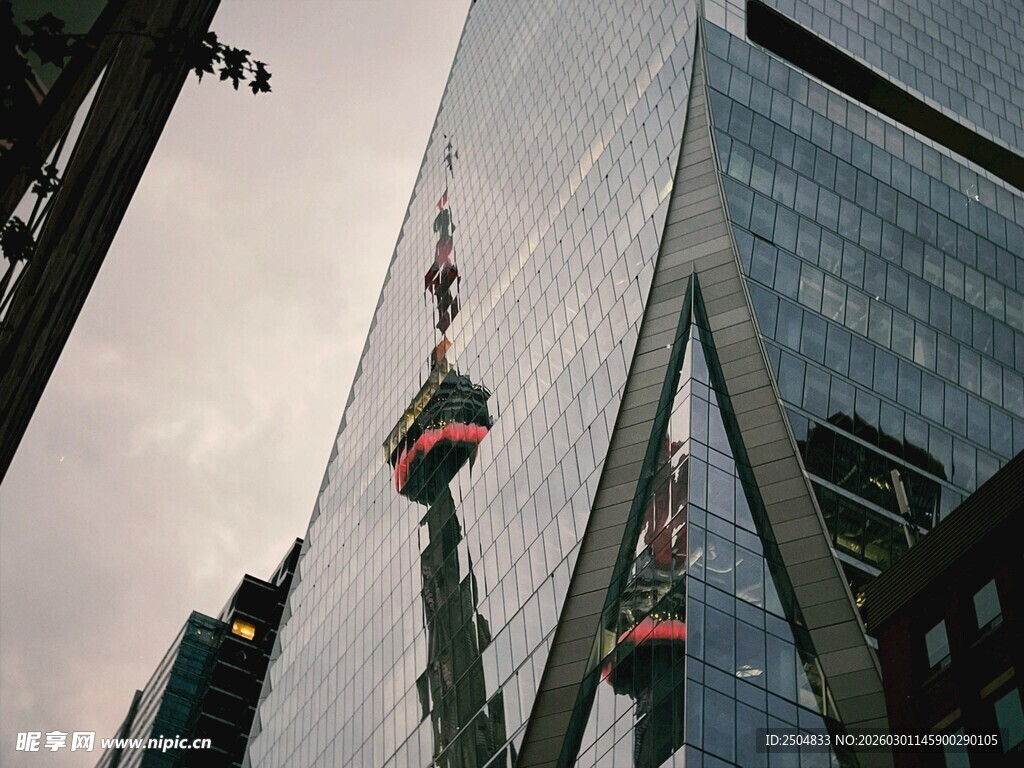 都市摩天大楼景观