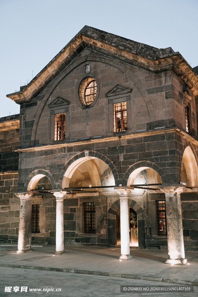 古老建筑的典雅外观