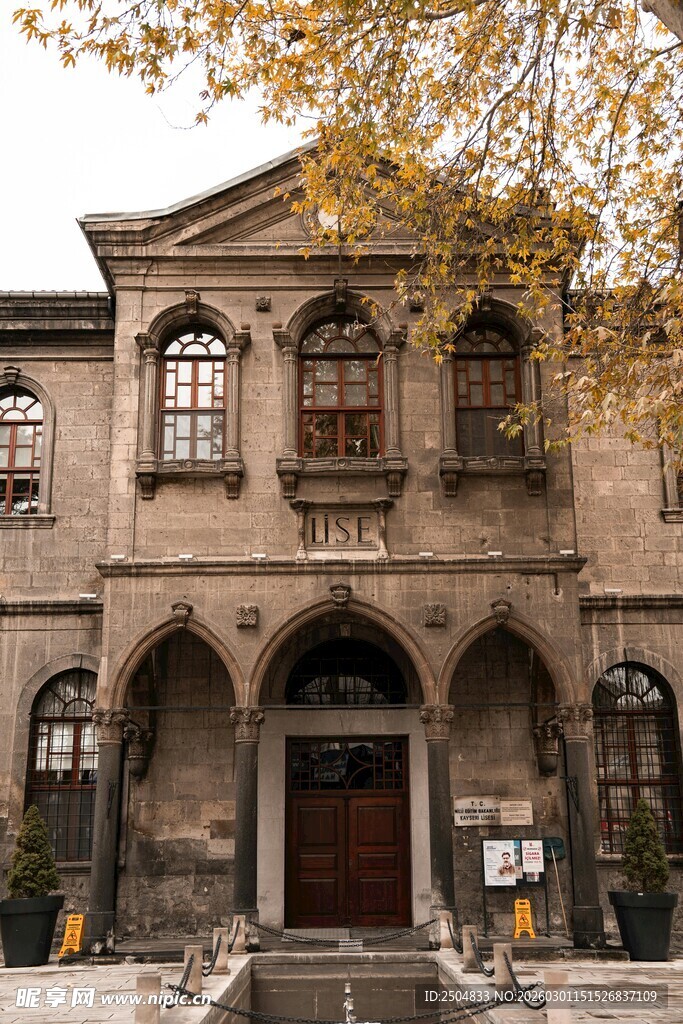 古老欧式建筑外观