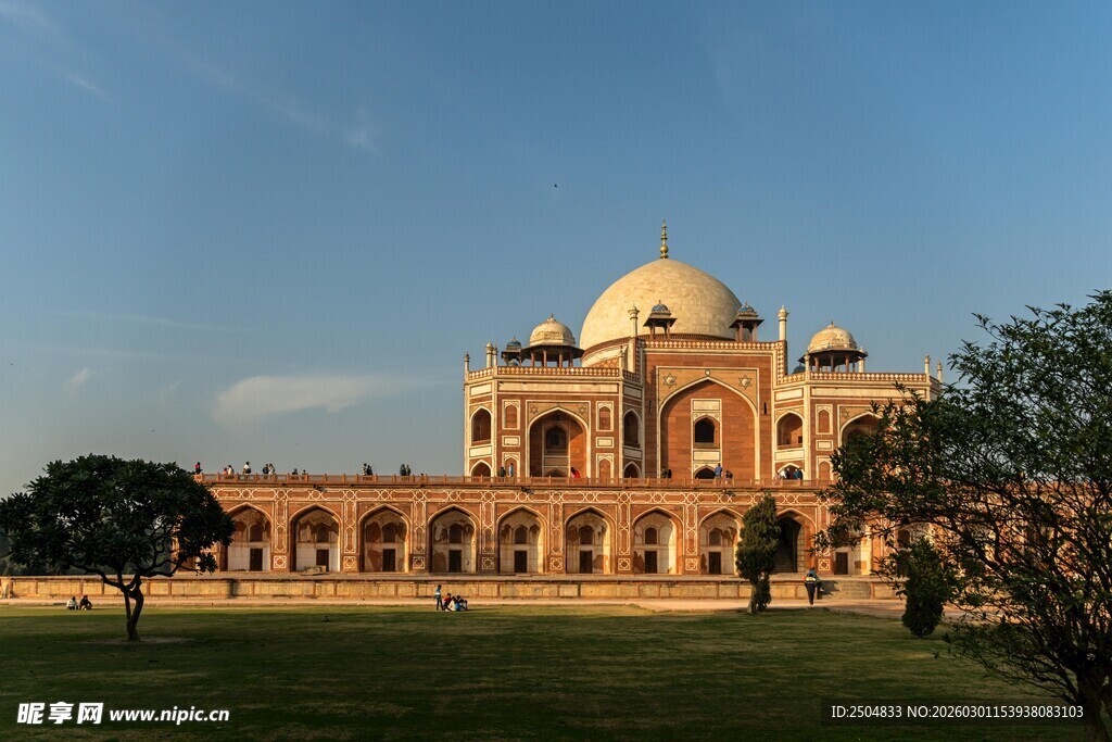  度风格宏伟建筑景观