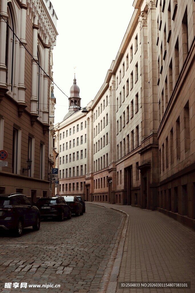 欧式街道建筑风景