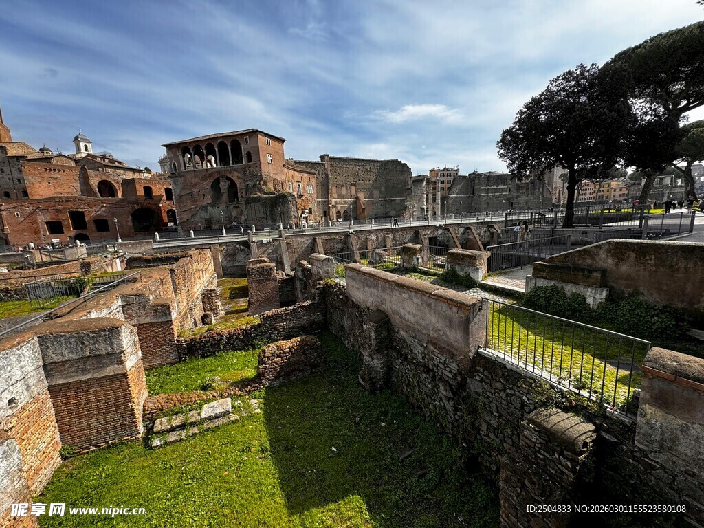 罗马古迹遗址景观