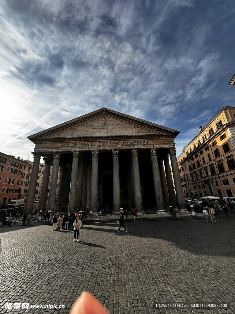 罗马万神殿广场壮丽景观