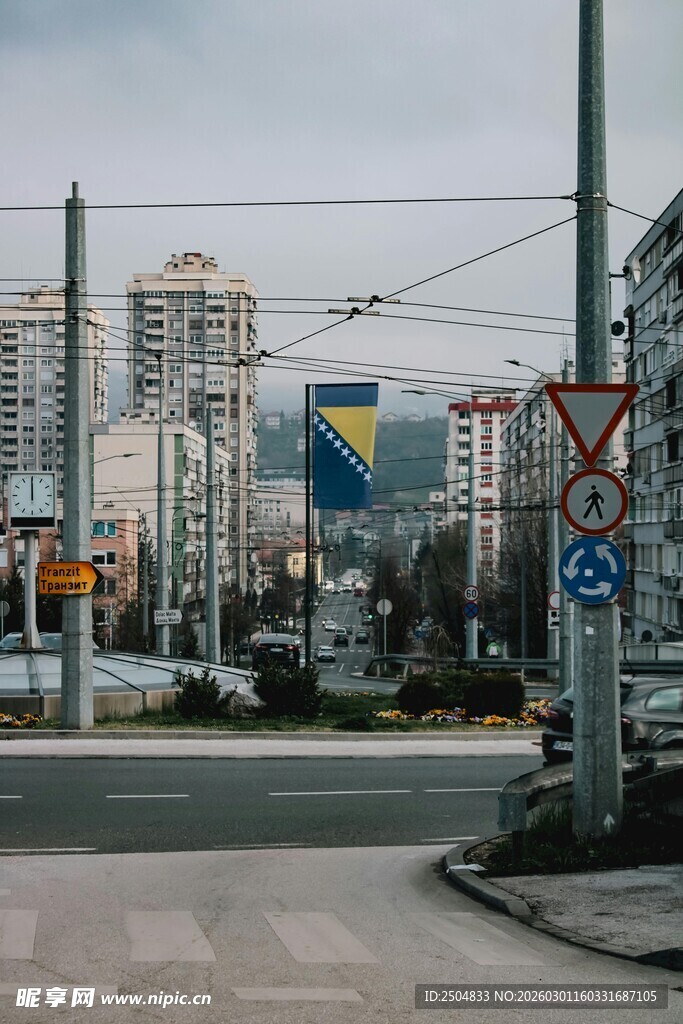 城市街道交通场景