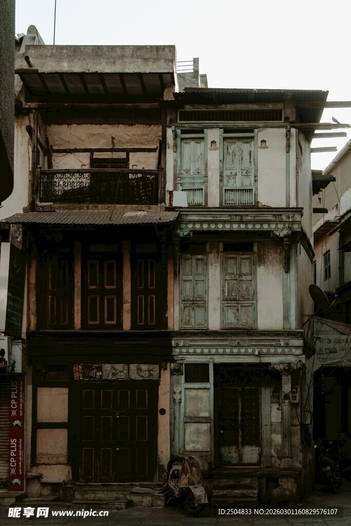 老 居民楼的沧桑风貌