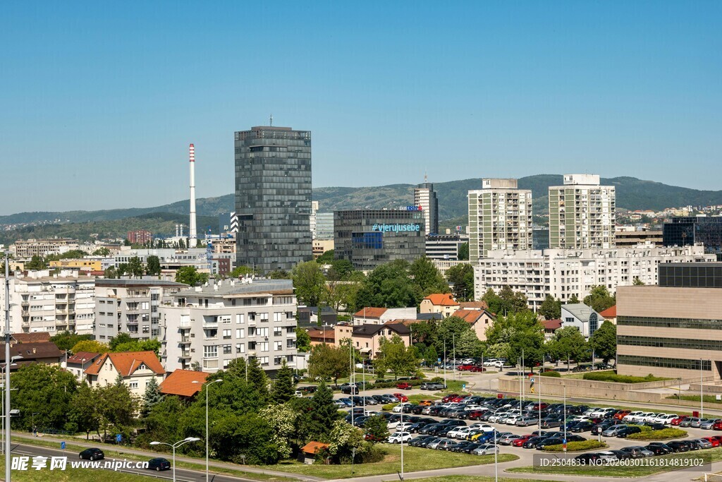 城市天际线与建筑景观