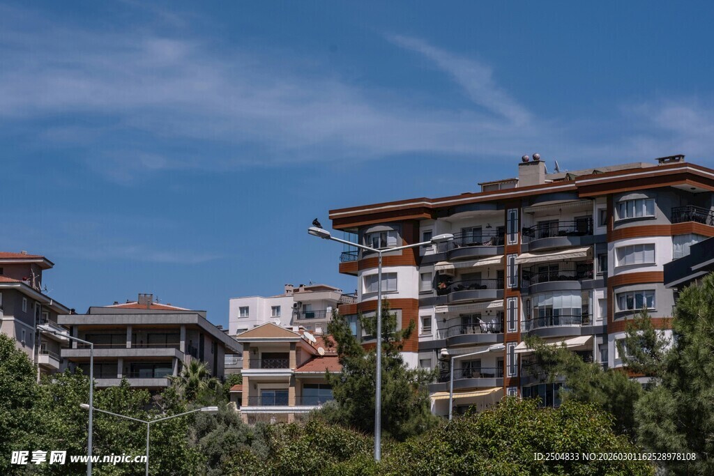 现代风格高层住宅景观