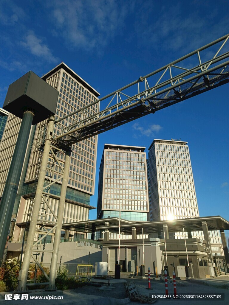 现代建筑天桥景观