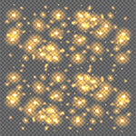 金色闪耀光斑背景