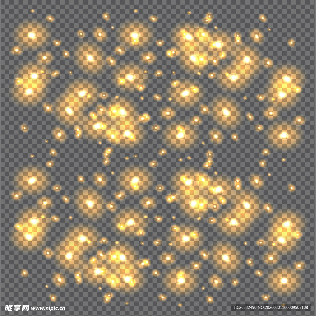 金色闪耀光斑背景