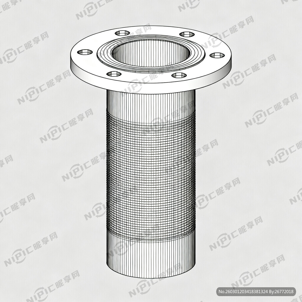 法兰柱的CDR绘制图