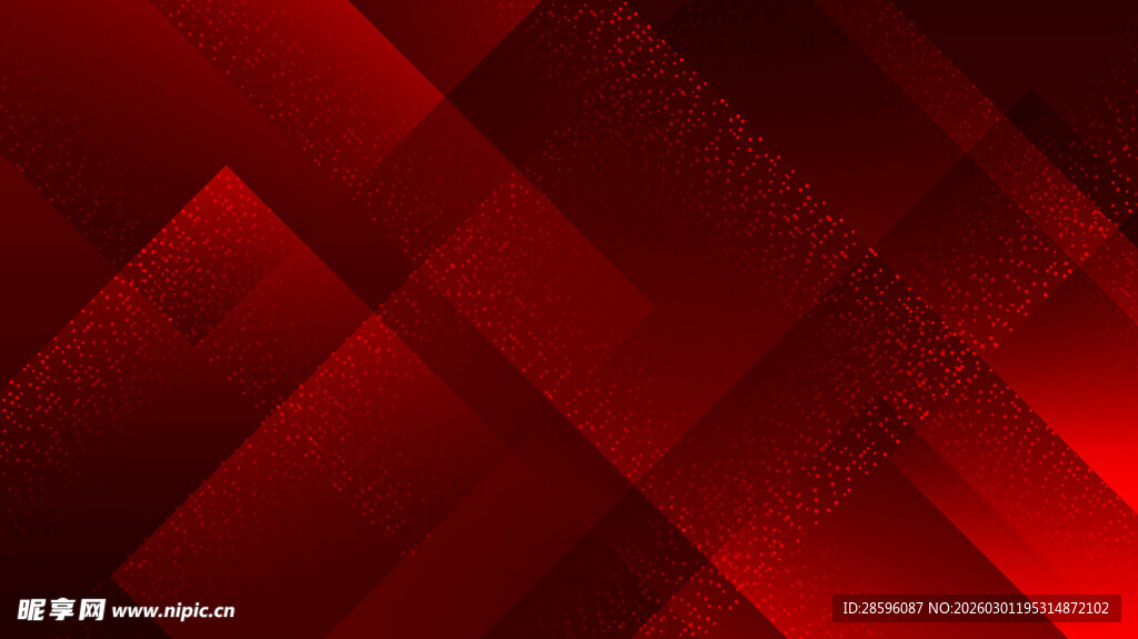 红色几何背景