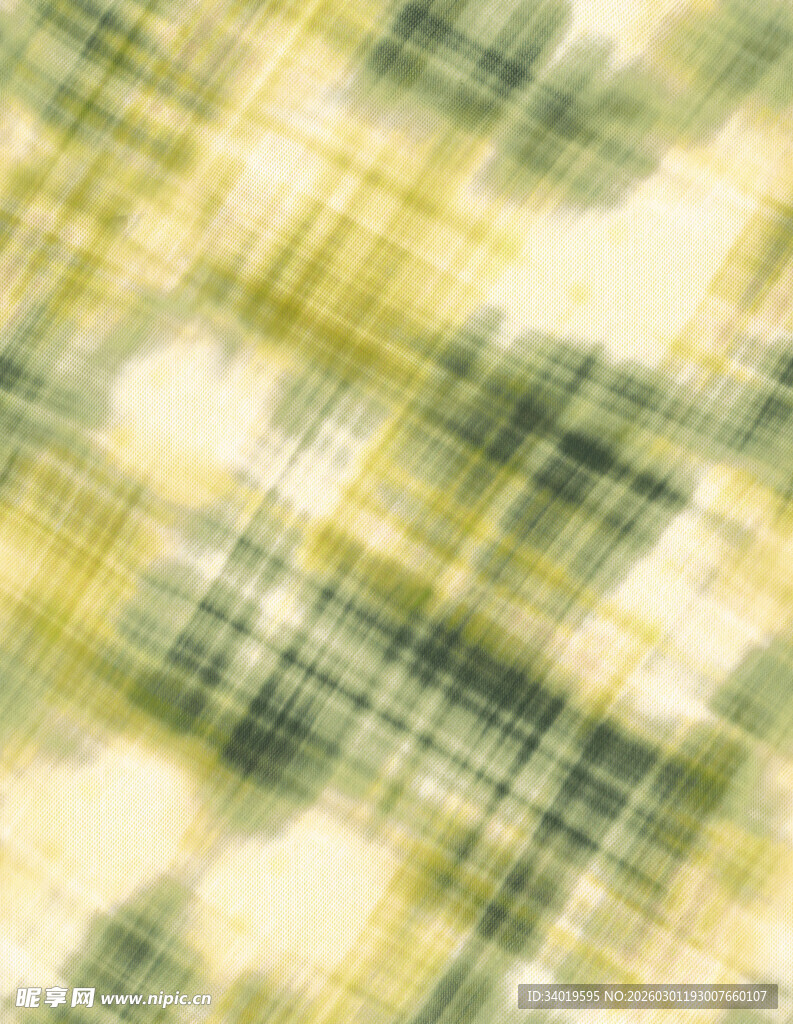 黄绿格子抽象纹理背景