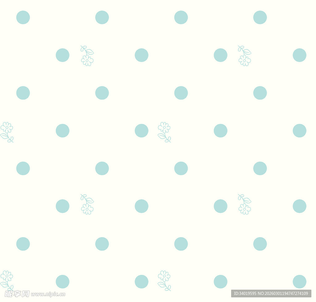 浅蓝色波点简约背景图案