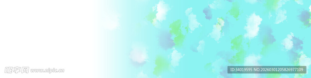 清新薄荷色气泡背景图