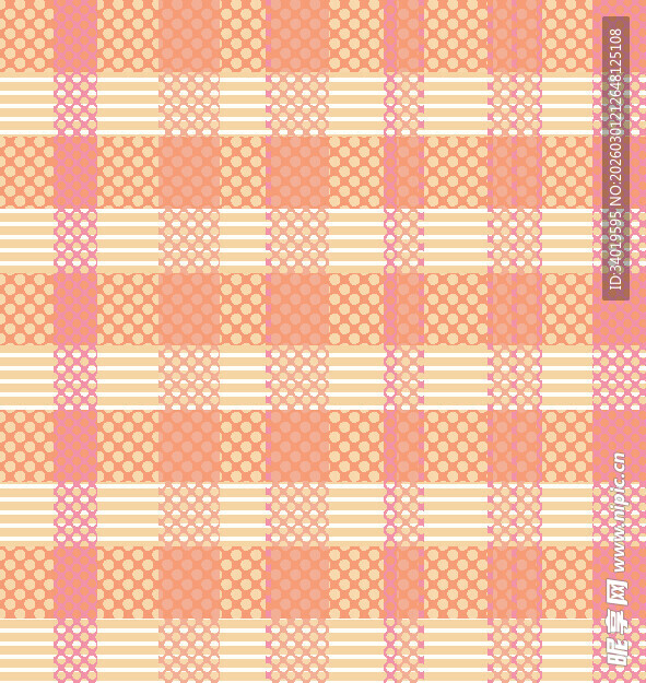 粉色格子纹理图案背景