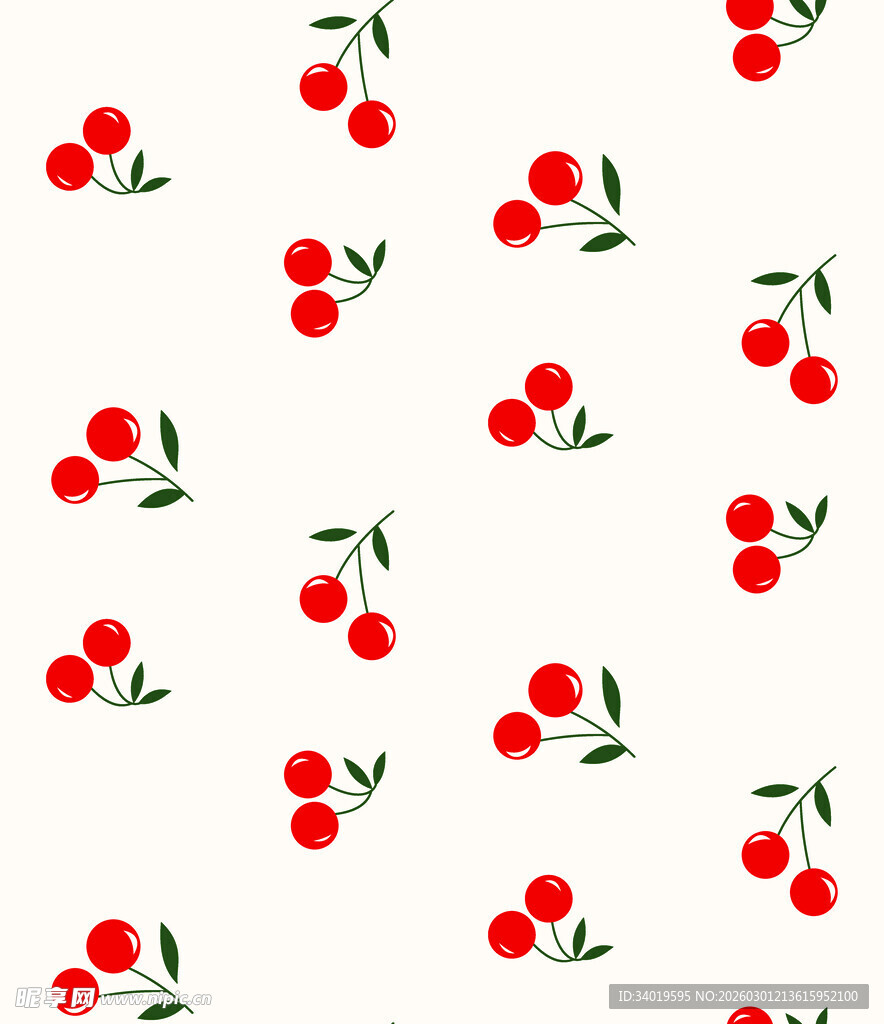 樱桃图案