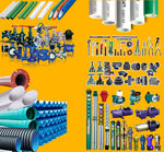 多样管道配件与工具展示