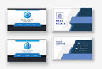 蓝色名片