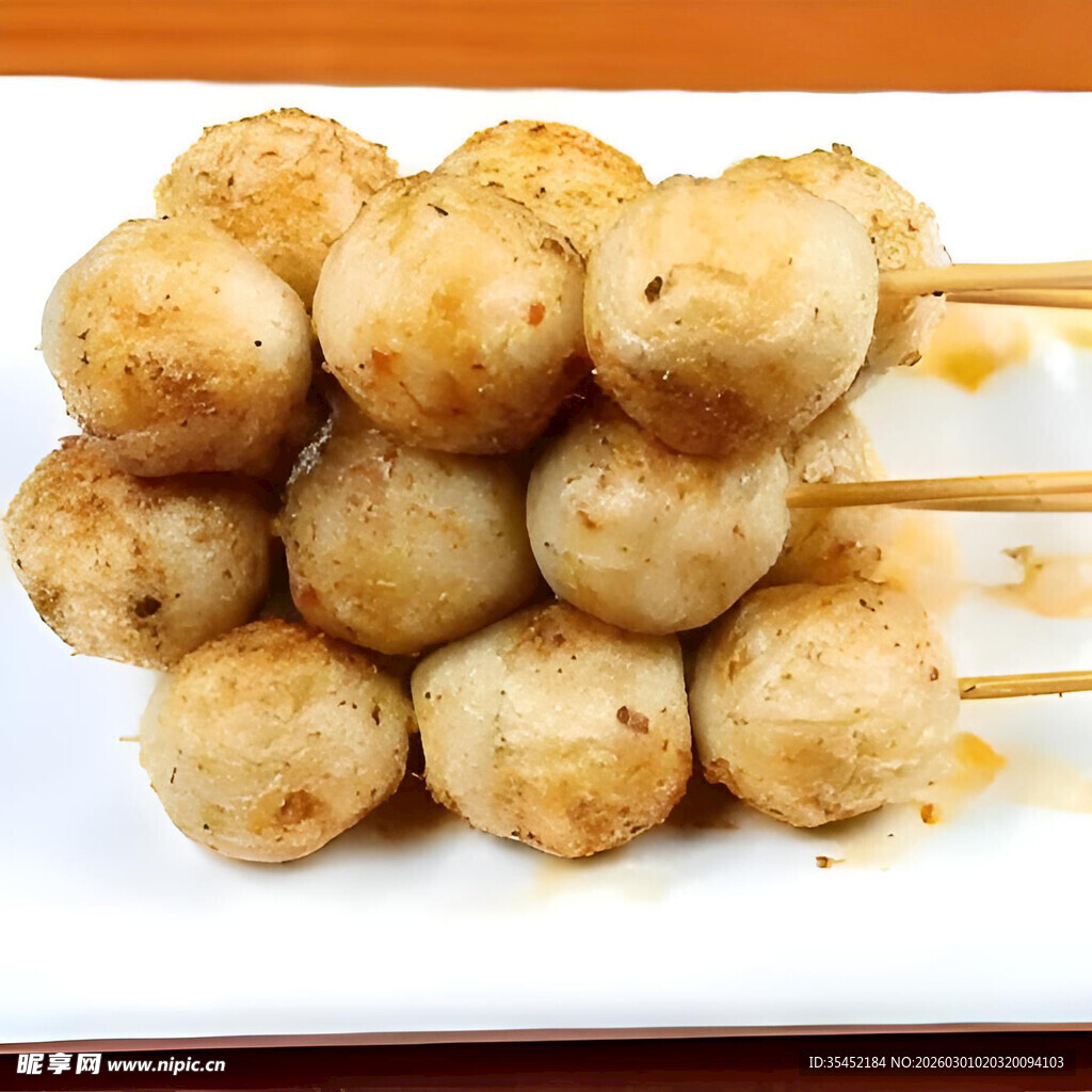 串烧鱼丸