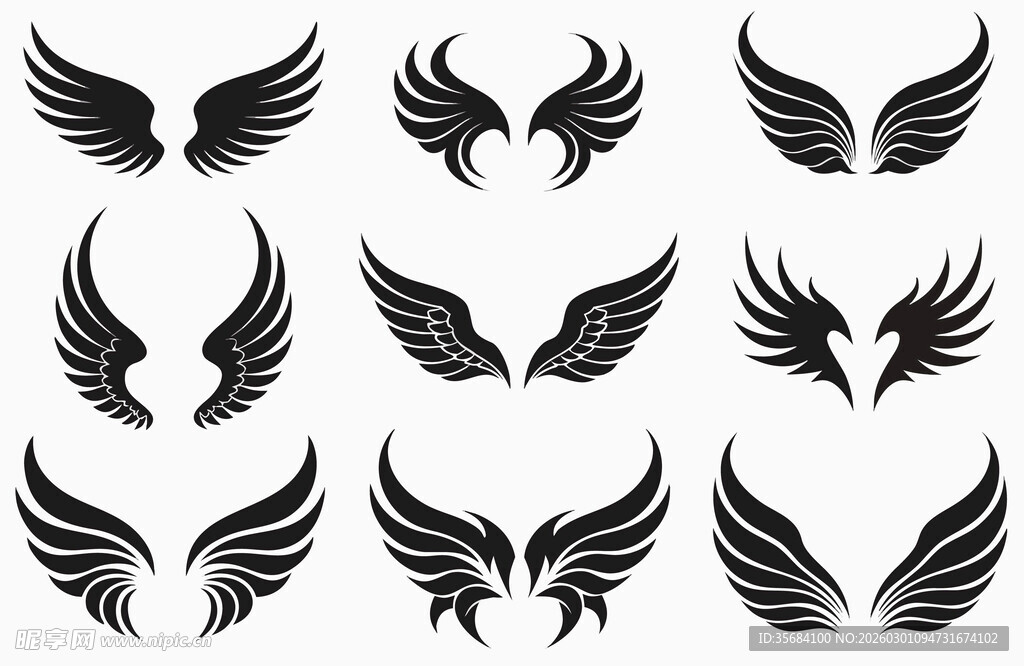 翅膀图案