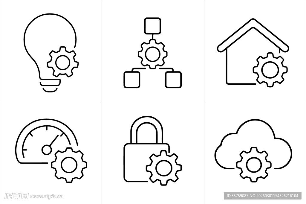 科技与工具相关图标