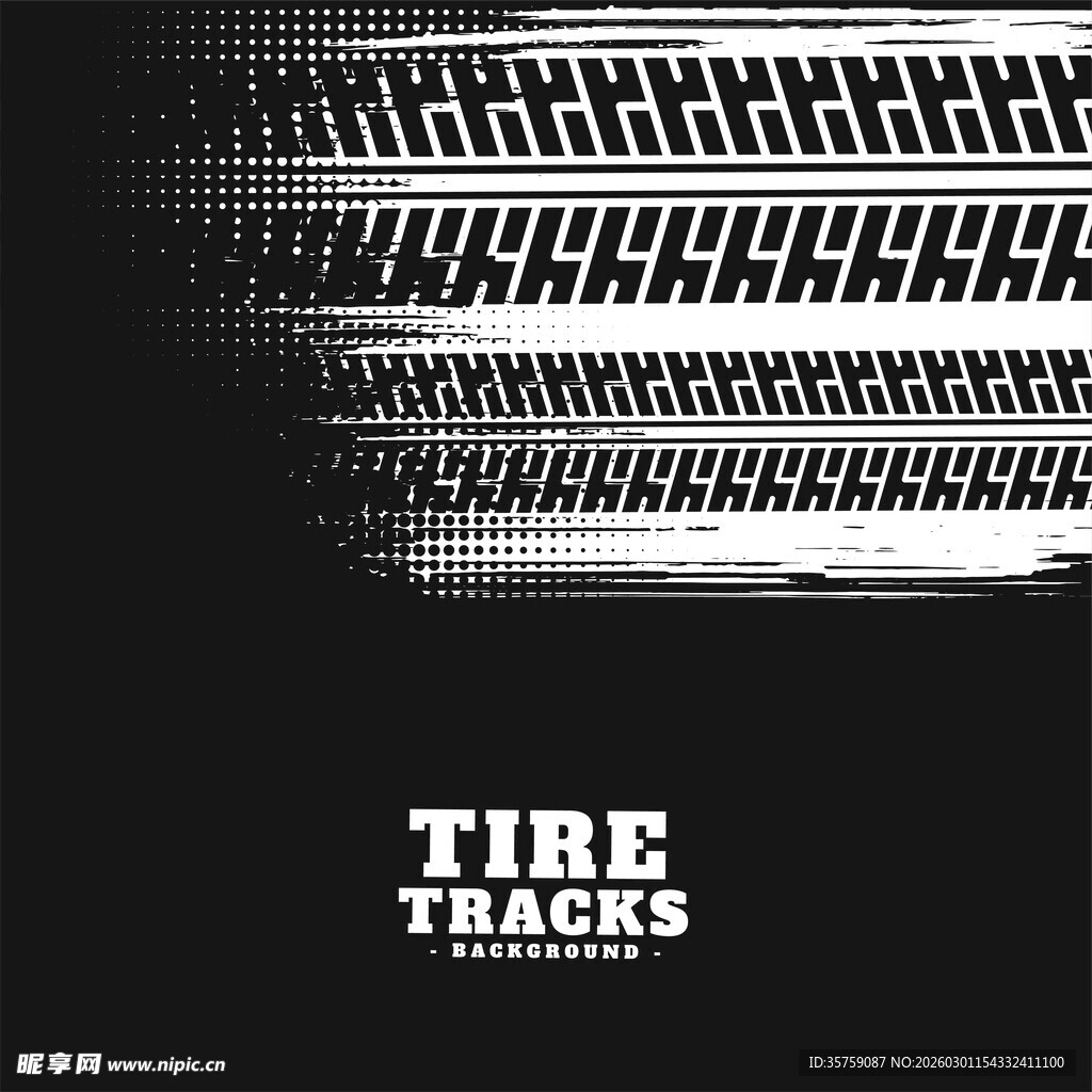 轮胎痕迹背景