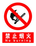 禁止烟火标识
