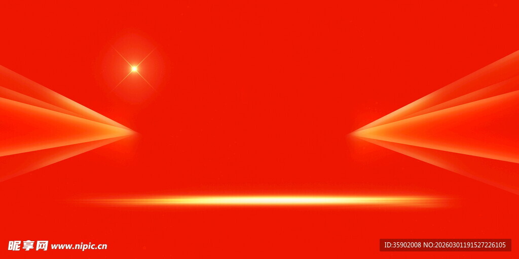 红色炫光舞台背景图