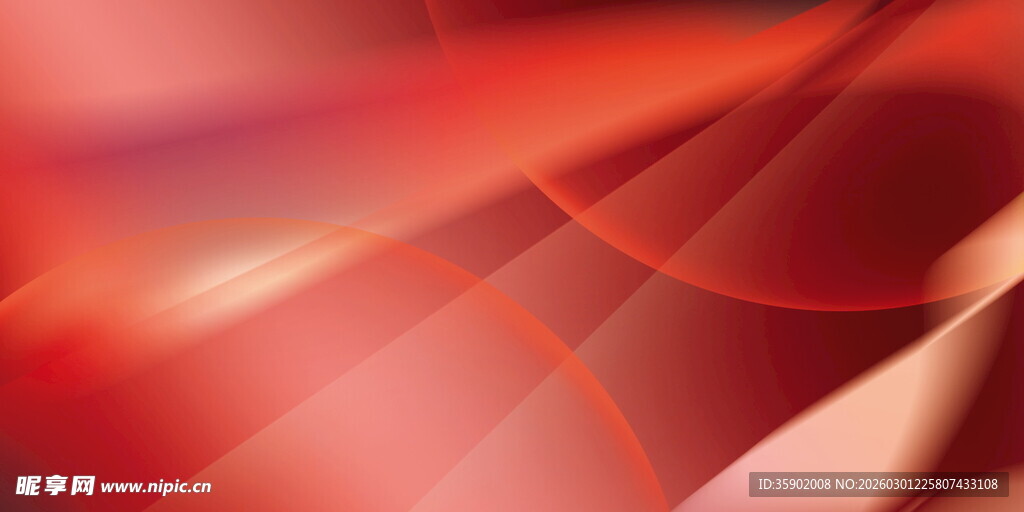 红色动感抽象线条背景