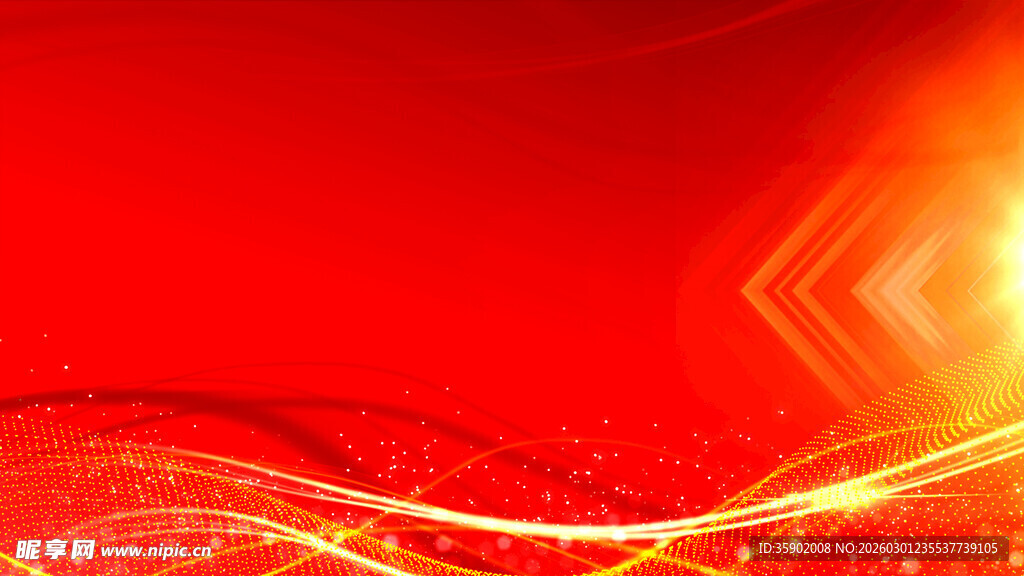 红色炫彩动感背景图
