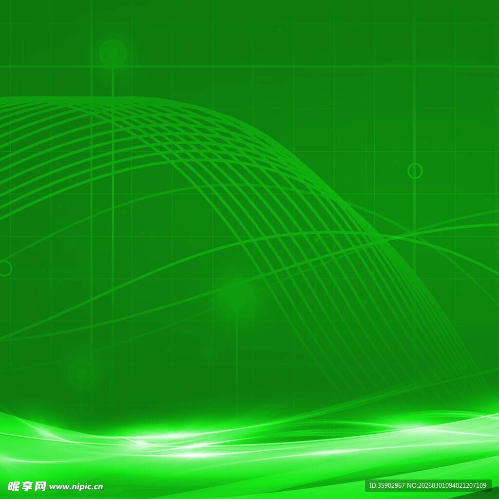 绿色动感线条背景图