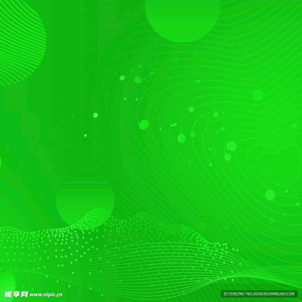 清新绿色渐变背景图案