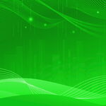 绿色科技感动态背景线条图