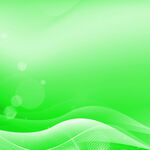 清新绿色波浪背景图