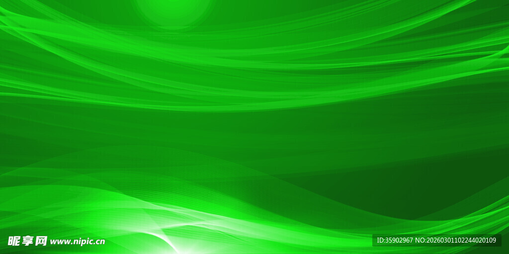 绿色动感光线背景图