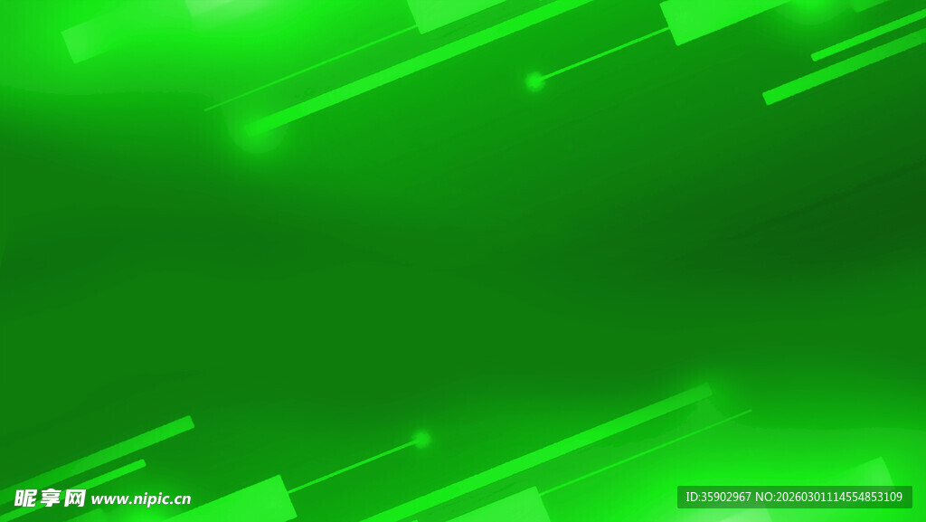 绿色动态科技感背景图